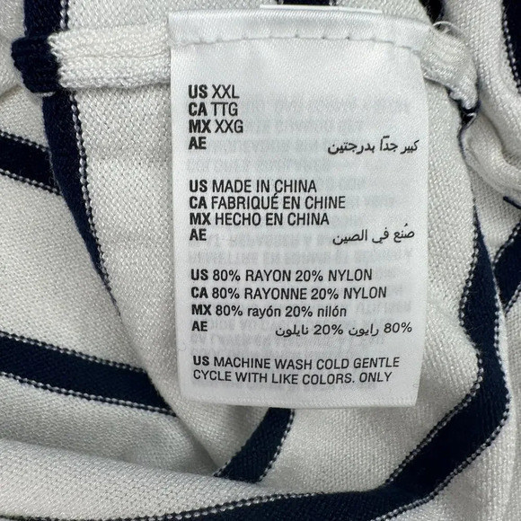 Style & Co. Women's Size XXL‎ Striped Top - Trendy Plus Size Fashion - Picture 6 of 8